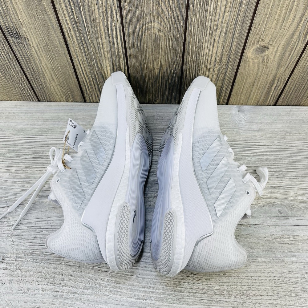Adidas Crazyflight Volleyball Shoes White Silver Grey IG3970 Womens Size: 8.5 - Picture 15 of 16